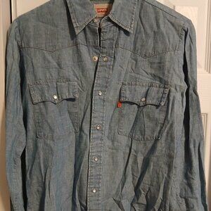 Vintage Levis Denim Chambray Shirt